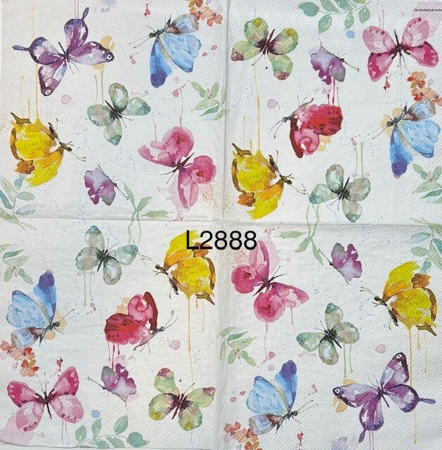 Butterflies (L2888) - Watercolor Butterflies