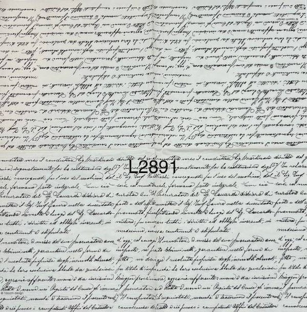Design (L2891) - Script Letter