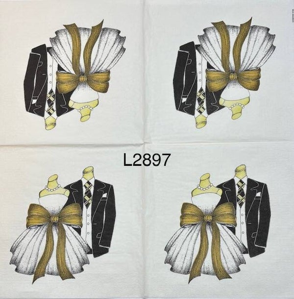 Wedding (L2897) - Wedding Dress and Suit