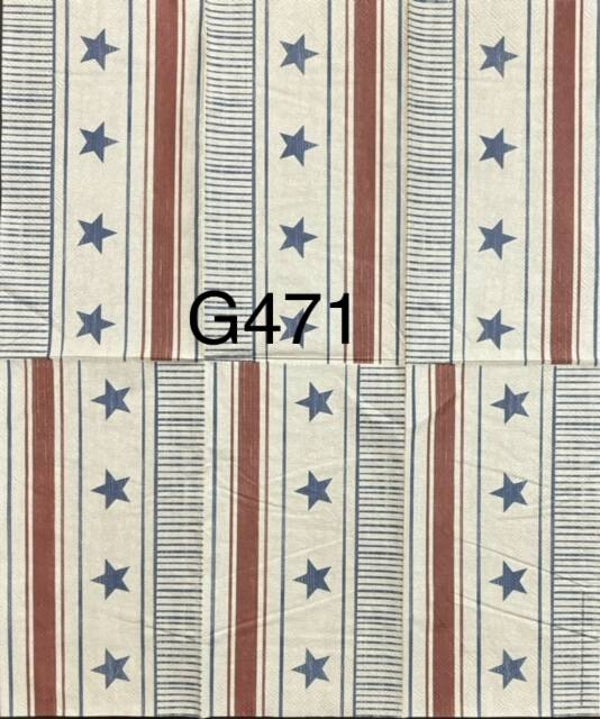 4th of July (G471) - Stars and Stripes Design