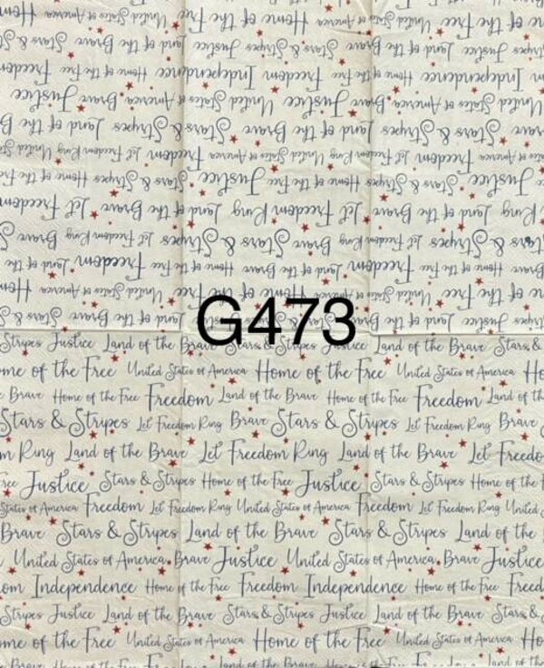 4th of July (G473) - Freedom Words Wallpaper