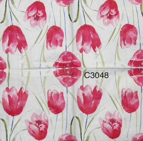 Flowers (C3048) - Pink Tulips