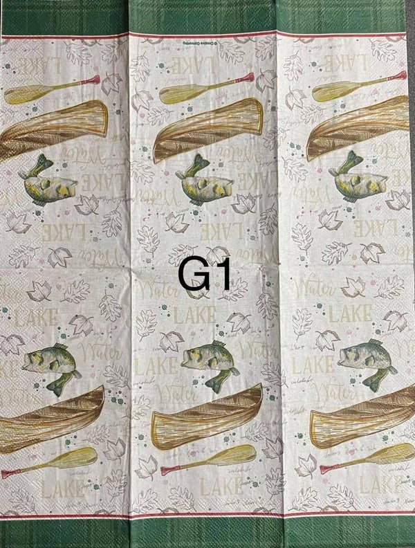 Camping (G1) - Canoe, Fish and Paddle