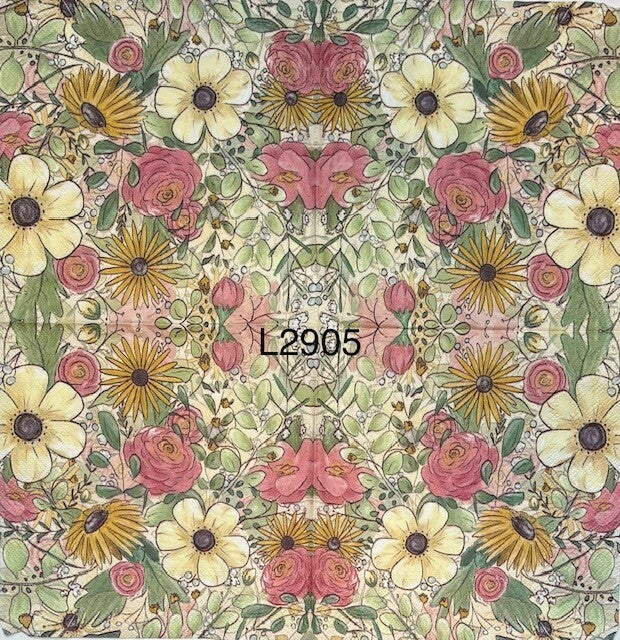 Flowers (L2905) - Variety of Flowers and Soft Colors