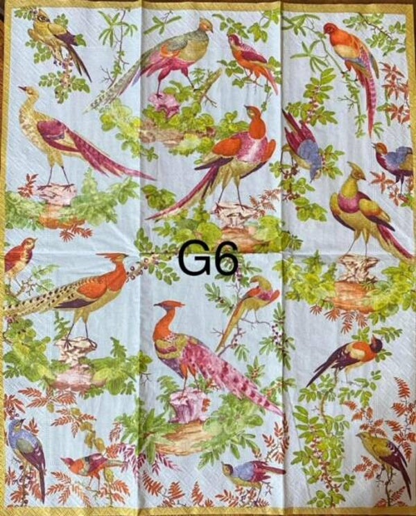 Birds (G6) - Pheasants on Branches