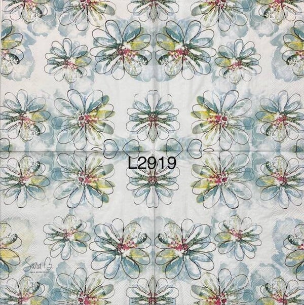 Flowers (L2919) - Watercolor Daisies