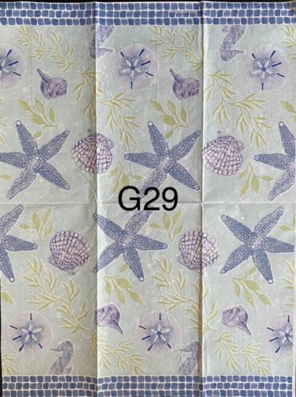 Beach (G29) - Starfish and Coral