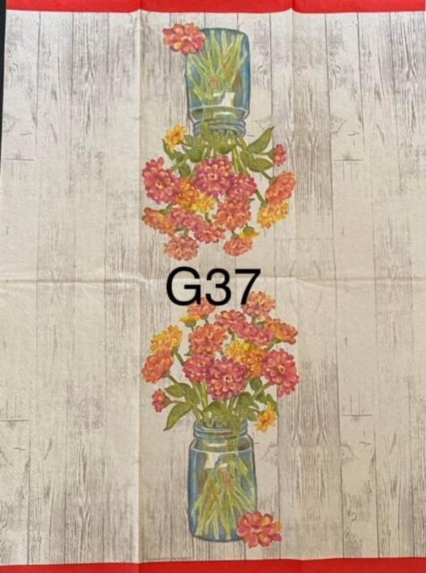 Flowers (G37) - Mason Jar with Flowers