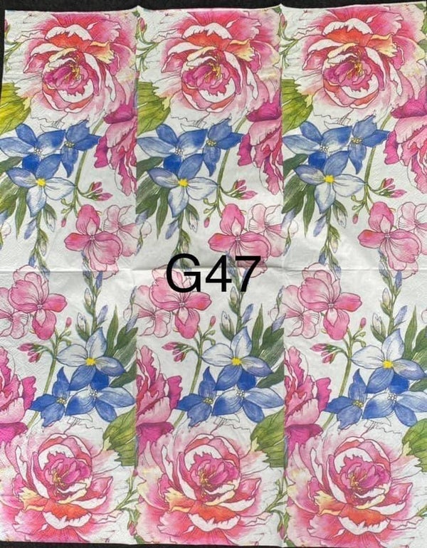 Flowers (G47) - Pink Roses
