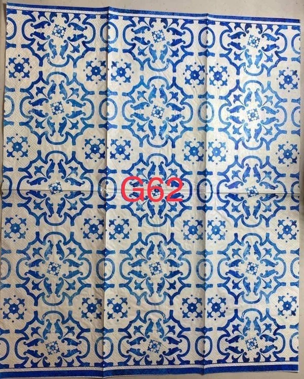 Design (G62) - Blue and White