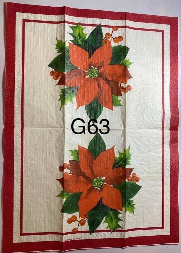 Christmas (G63) - Poinsettas