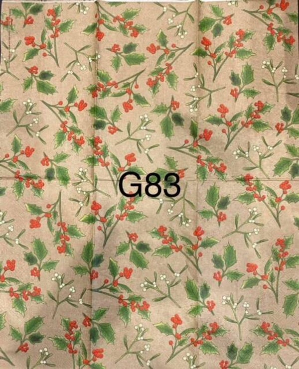 Christmas (G83) - Holly and Berries
