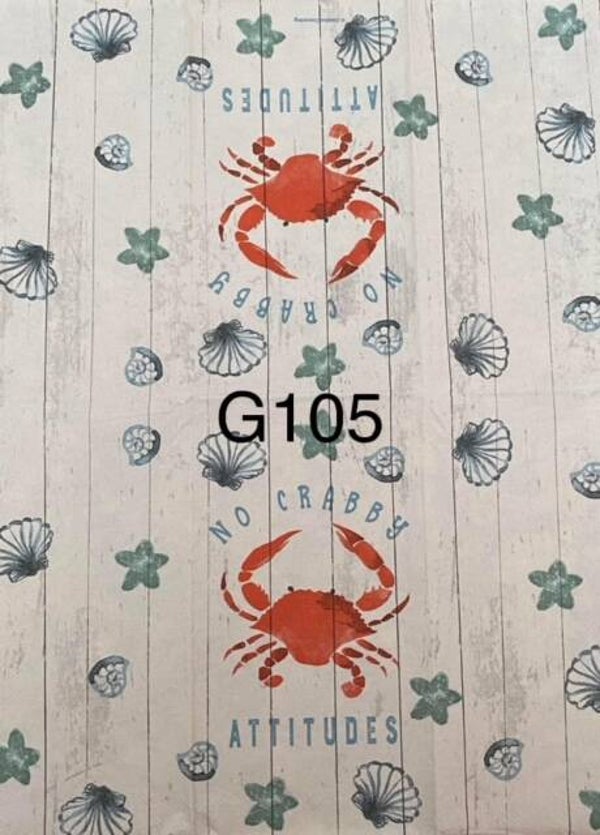 Beach (G105) - No Crabby Attitudes