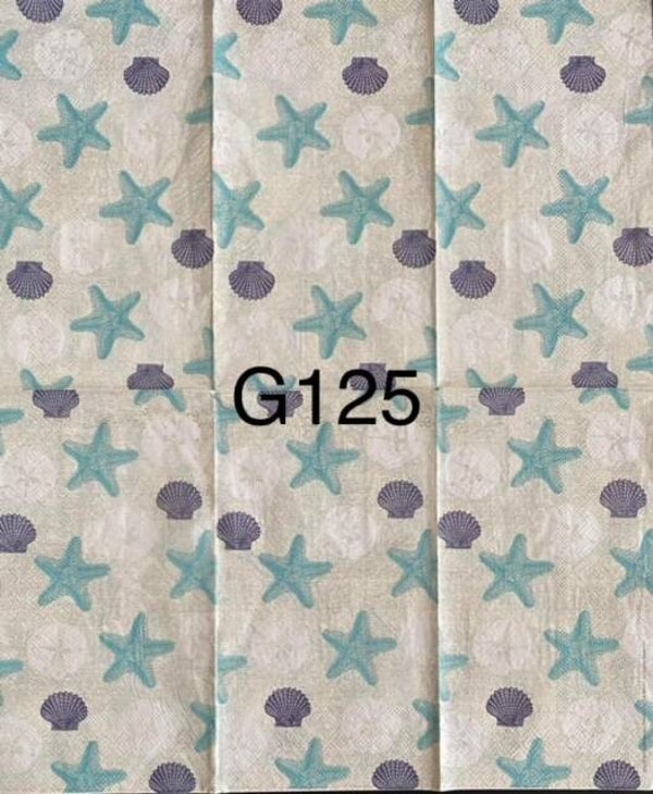 Beach (G125) - Starfish and Shells