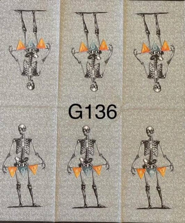 Halloween (G136) - Skeleton BOO