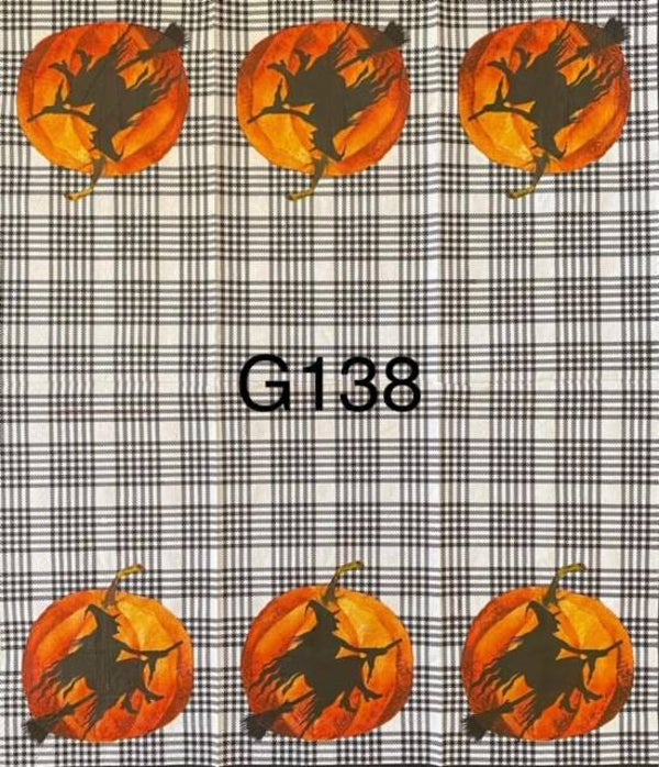 Halloween (G138) - Witch Flying into the Moon
