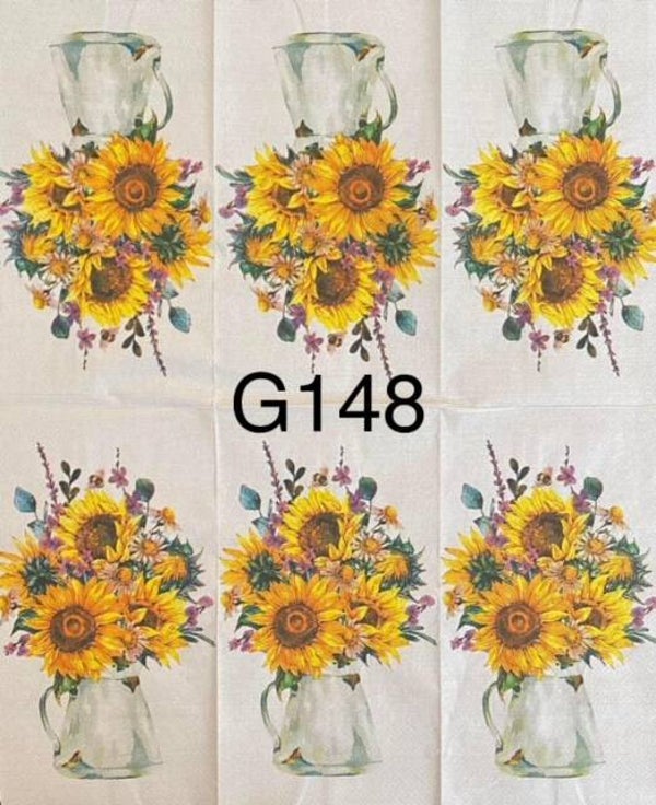 Sunflowers (G148) - Sunflowers in Pitcher
