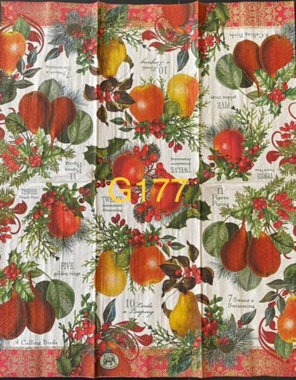 Christmas (G177) - Fruit - 12 Days of Christmas
