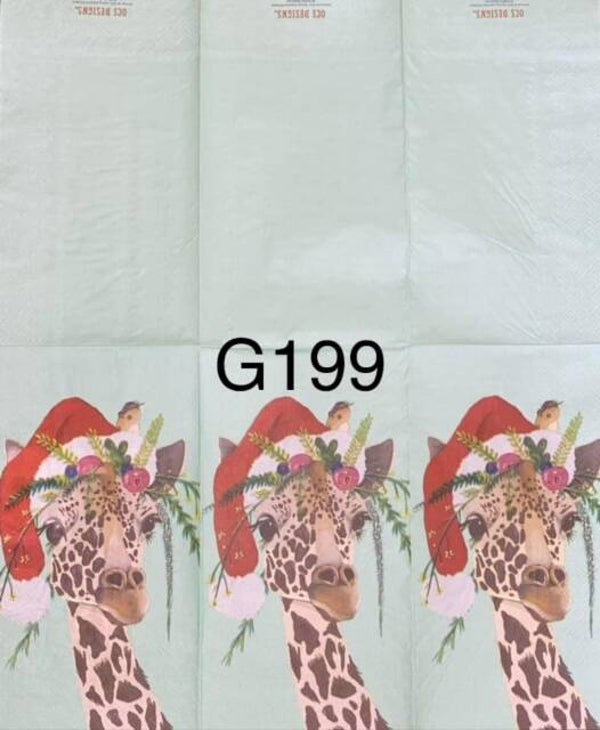 Christmas (G199) - Santa Giraffe