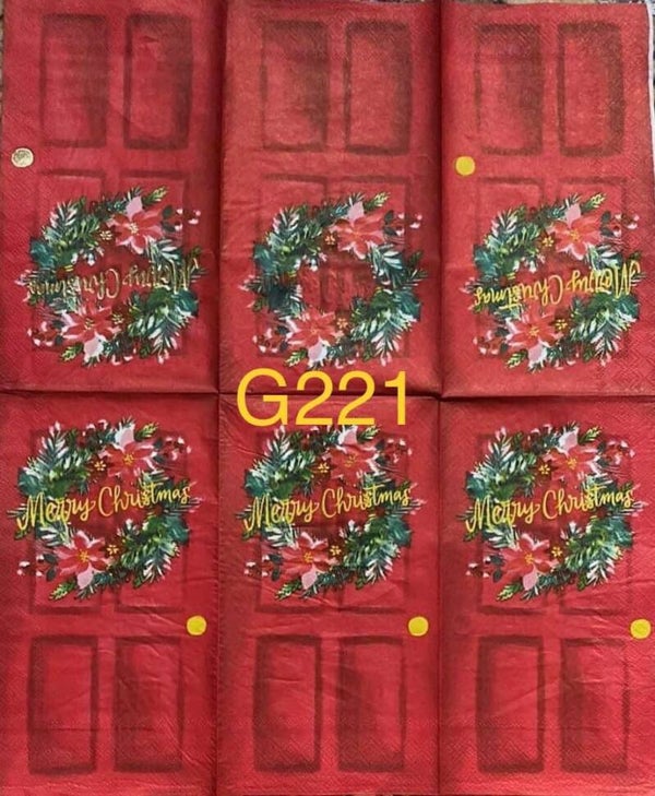 Christmas (G221) - Red Front Door