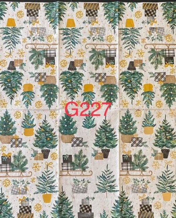 Christmas (G227) - Christmas Trees and Sleds
