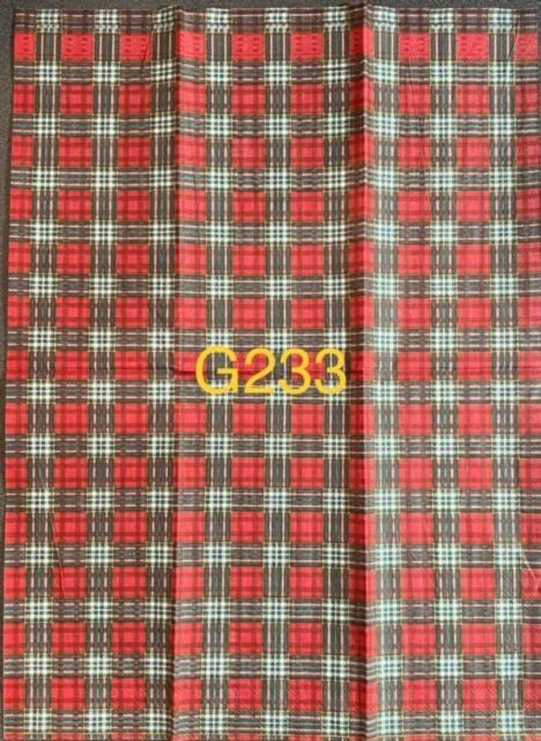 Design (G233) - Red Check