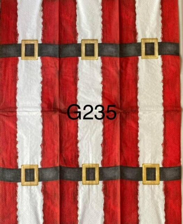 Christmas (G235) - Santa Suit with Belt