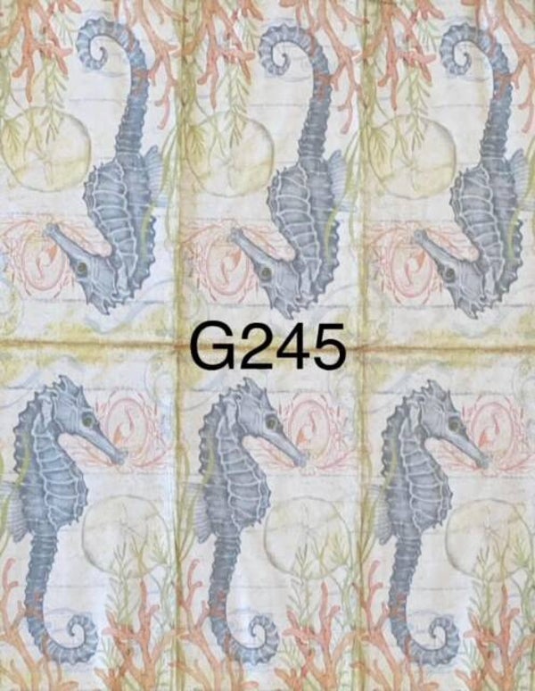 Beach (G245) - Shells and Seahorse