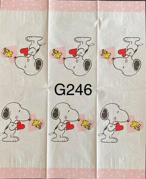 Snoopy (G246) - Snoopy and Woodstock - Valentines