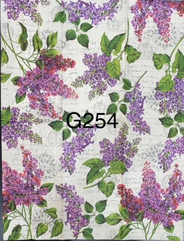 Flowers (G254) - Purple Shades