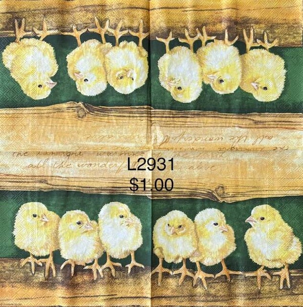 Easter (L2931) - Baby Chicks (real looking)