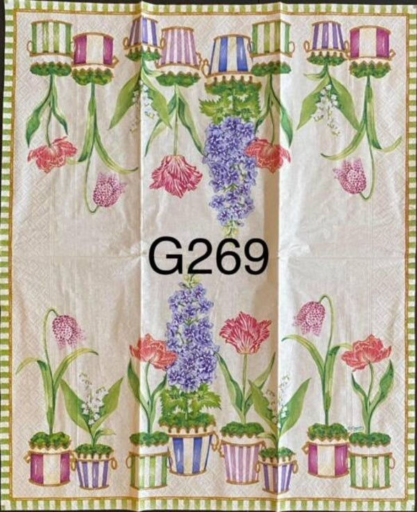 Flowers (G269) - Various Potted Flowers