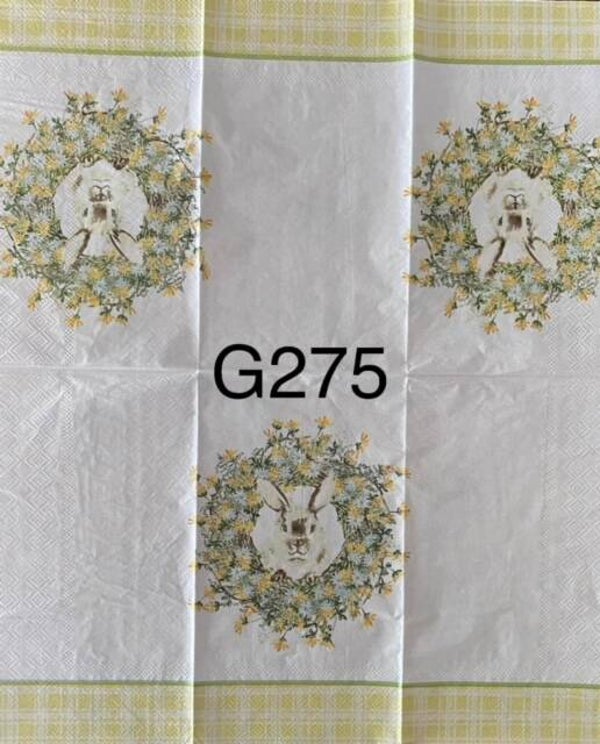 Easter (G275) - Bunny in Wreath