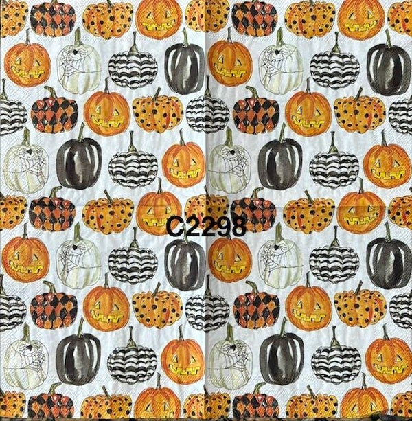Halloween (C2298) - Colorful Halloween Pumpkins