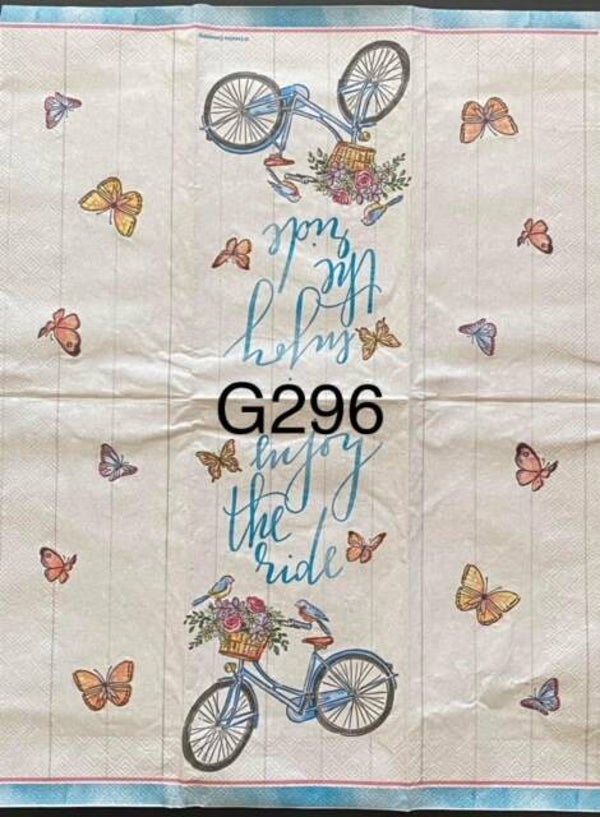 Sports (G296) - Enjoy the Ride (Blue Bicycle)