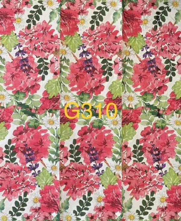 Flowers (G310) - Pink/Red Flowers