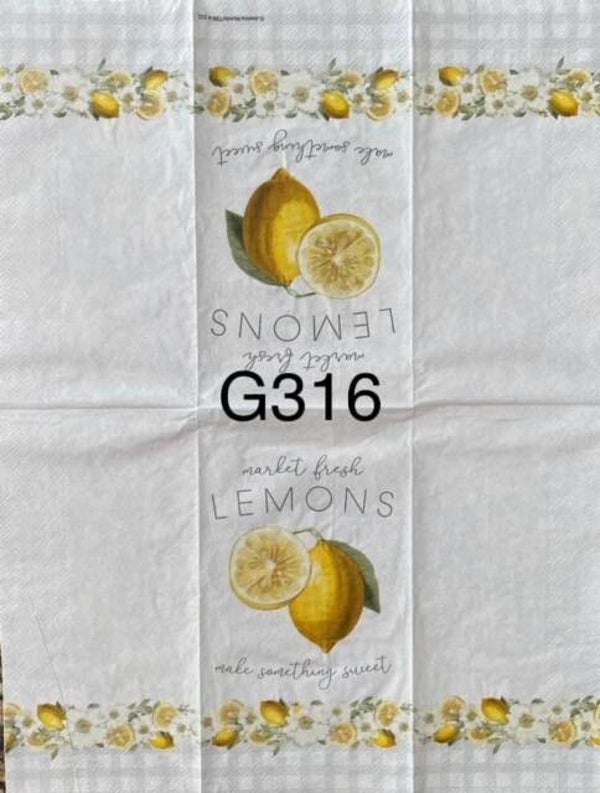 Fruits (G316) - Market Fresh Lemons, Make Something Sweet