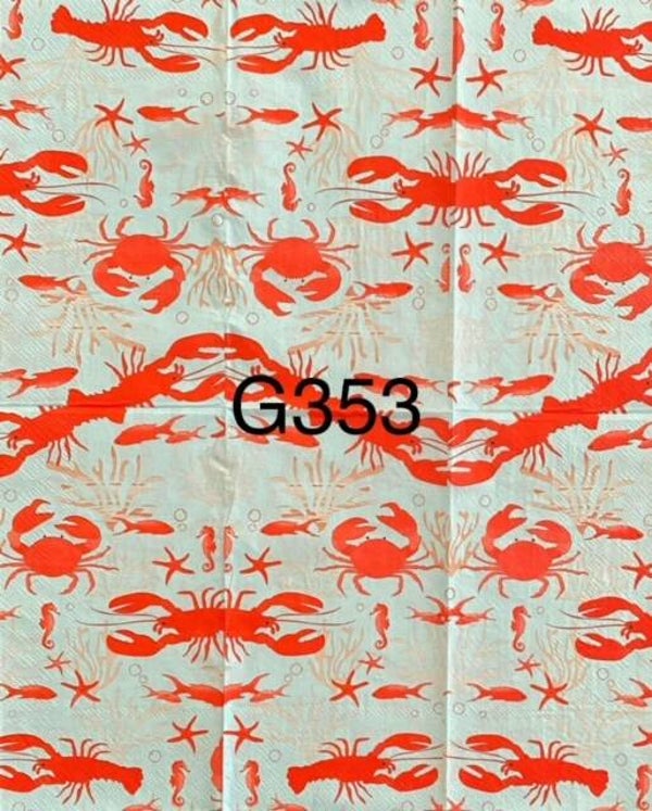 Beach (G353) - Lobsters and Crabs