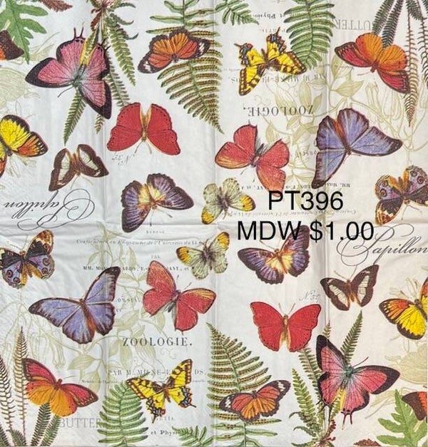 Butterflies (PT396) - MDW Colorful Butterflies