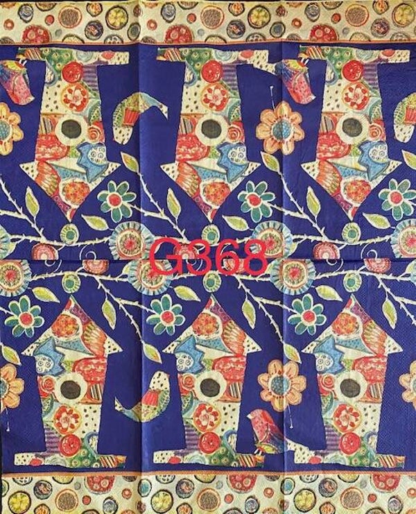 Birds (G368) - Birds and Birdhouses