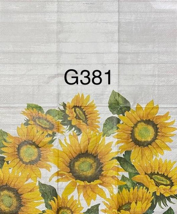 Sunflowers (G381/394) - Sunflowers