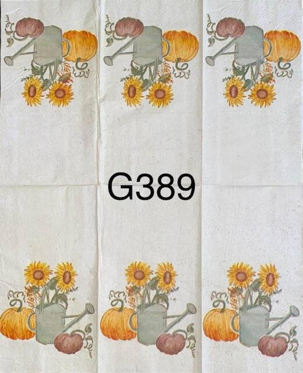 Bargain - Fall (G389/401) - Pumpkins and Water Can