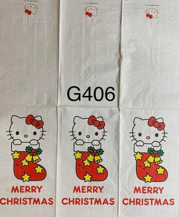 Christmas (G406) - Merry Christmas Hello Kitty