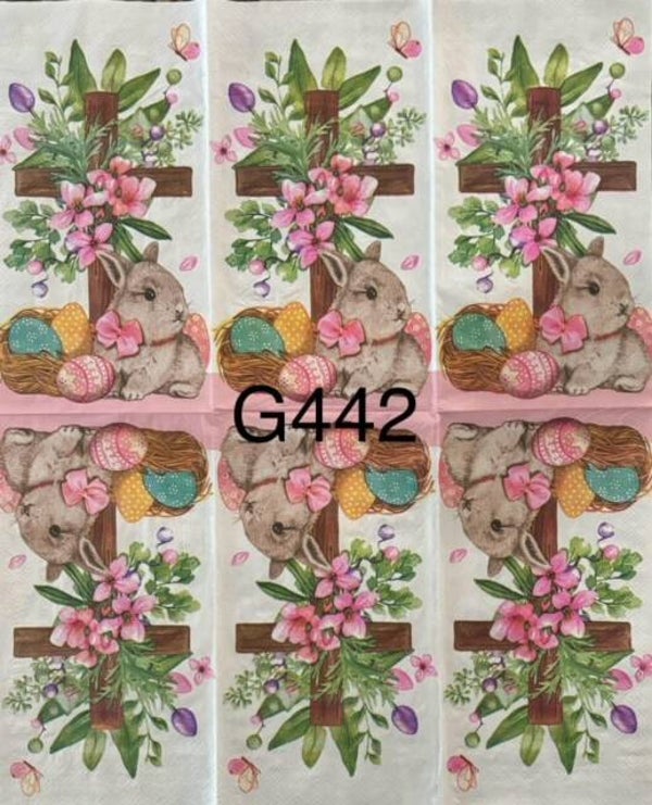 Easter (G442) - Bunny and Cross