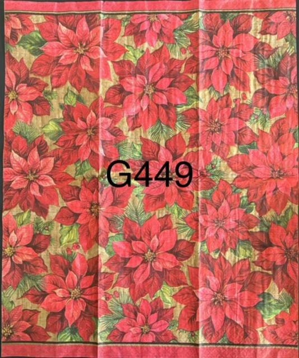 Christmas (G449) - Poinsettas