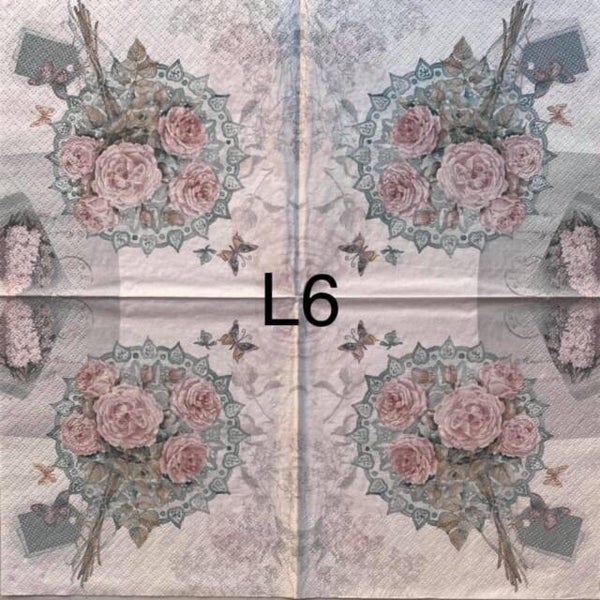 Flowers (L6) - Light Pink Rose Bouquet