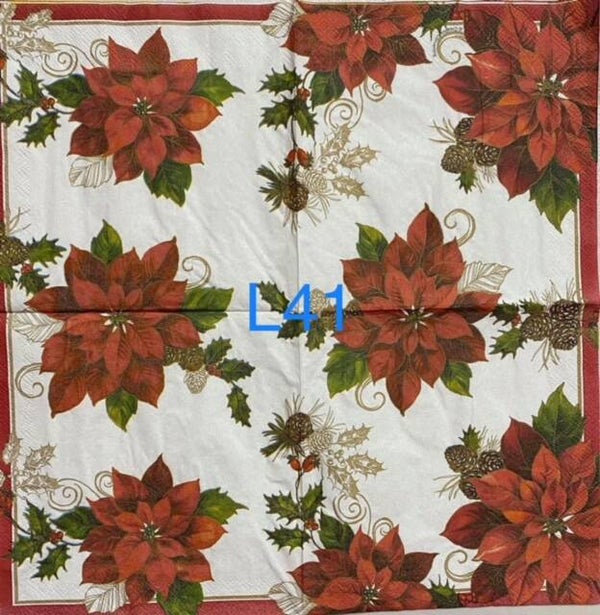 Christmas (L41) - Poinsettas