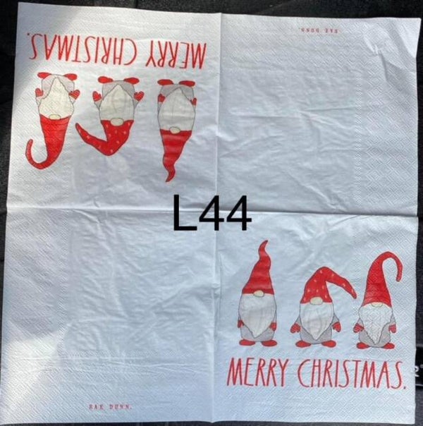 Gnomes (L44) - Merry Christmas Gnomes