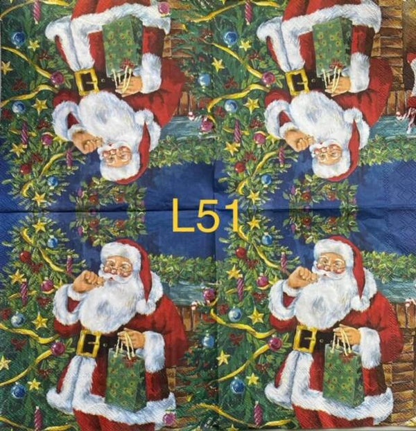 Christmas (L51) - Santa Leaving Presents