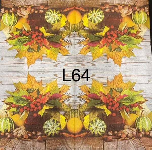 Fall (L64) - Pumpkins and Plant Arrangement